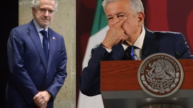 AMLO en Querétaro, con el corcholato panista Creel y la famosa ministra de la Corte