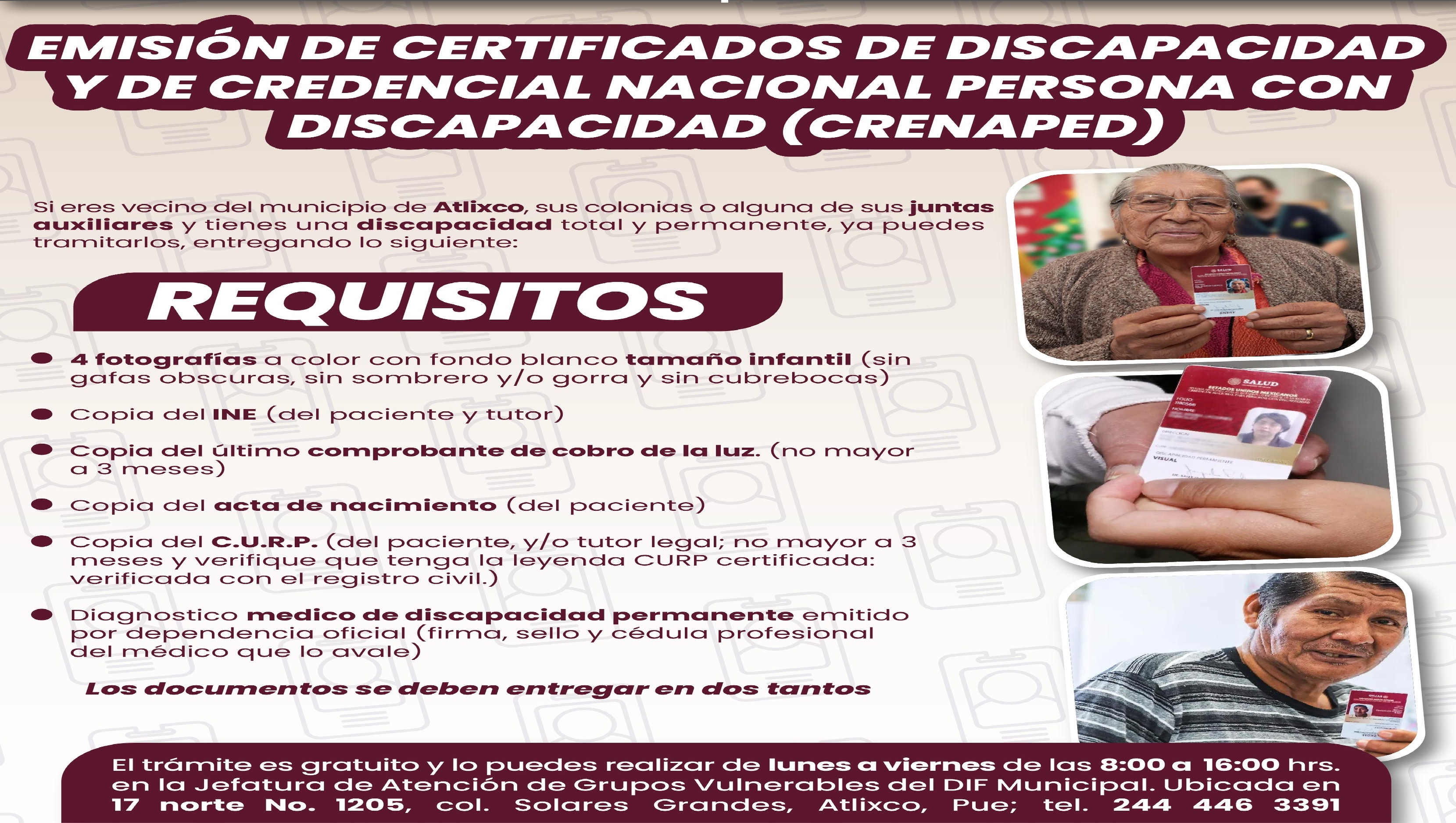 Ariadna Ayala facilita trámites a personas con discapacidad