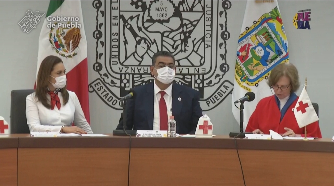 Inician Sergio Céspedes y Cruz Roja Colecta Nacional en Puebla
