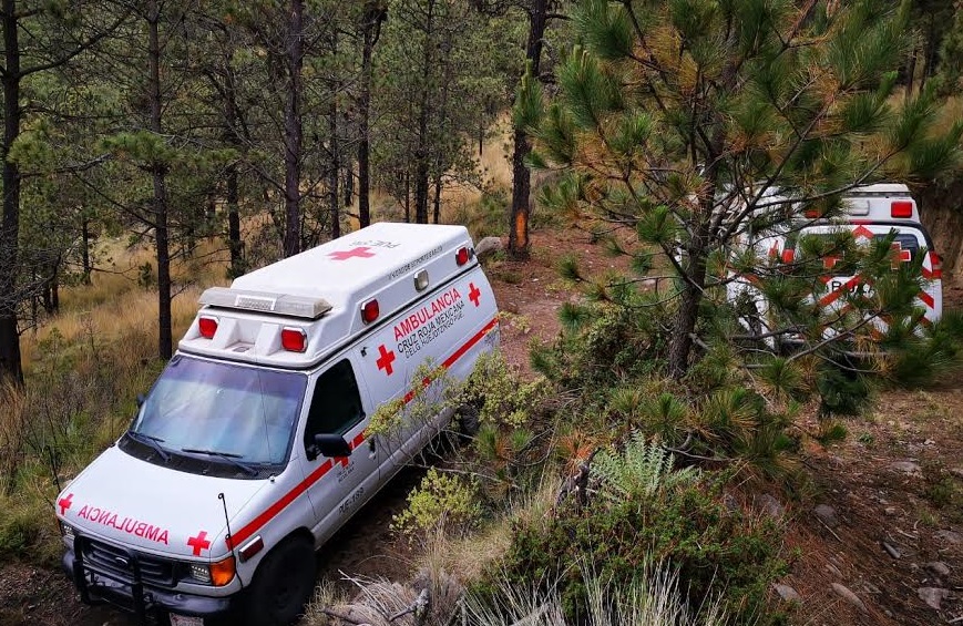 Cruz Roja de Huejotzingo ayuda en extracción de cuerpo