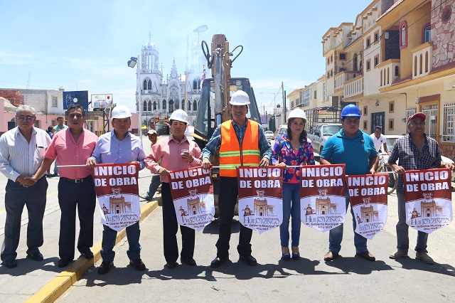 Ayuntamiento inicia obras en Tanguistenco y Primer Barrio de Huejotzingo