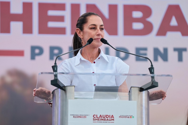 Sheinbaum anuncia primera gira de campaña en 3 municipios de Puebla