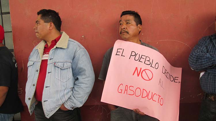 Se unen organizaciones ambientalistas contra Gasomex en Cuacuila