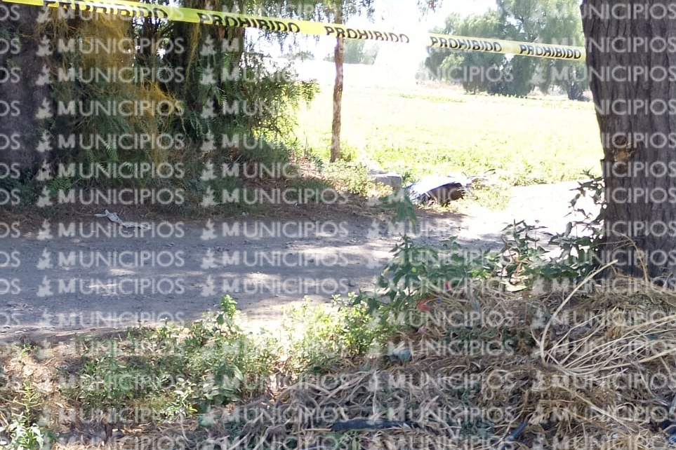Tiran cadáver de un hombre en campos de cultivo de Huixcolotla