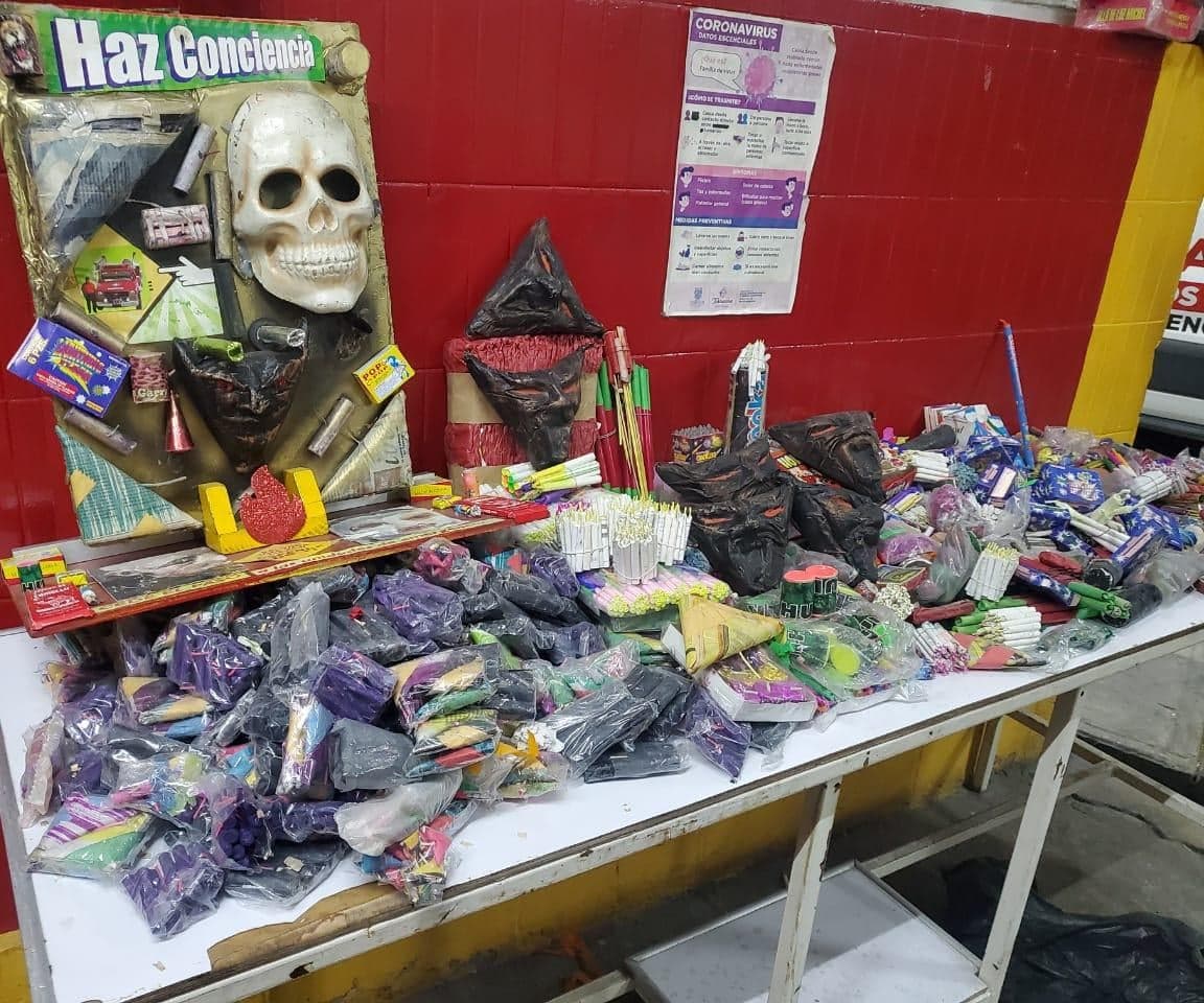 Sin detenidos, tras operativo contra la pirotecnia en Tehuacán 