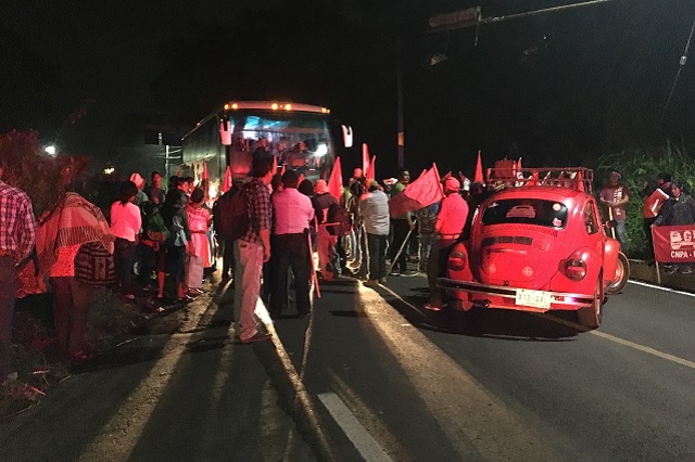 MIOCUP toma por la fuerza autobús de pasajeros