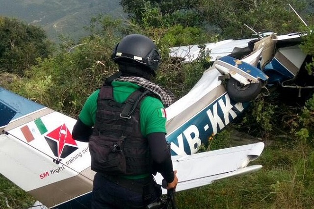 Hasta 2 años tardará investigación por desplome de avioneta en Acultzingo