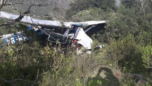 Otra avioneta de la Escuela 5 de Mayo se desploma y deja un muerto y un herido