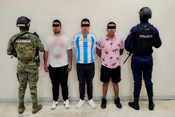 Detienen SSP y SEMAR a 3 generadores de violencia de Puebla capital