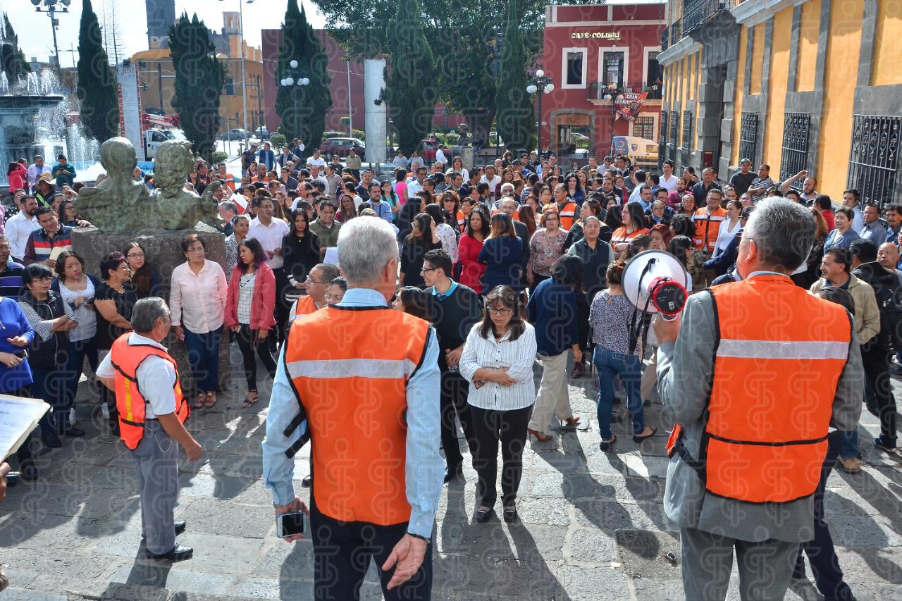 Puebla se suma a Macro Simulacro 2019