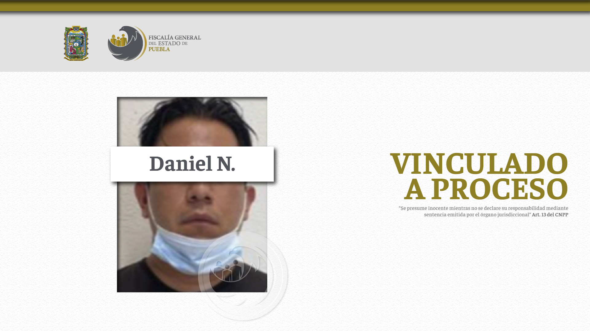 Daniel se va a la cárcel por violar a su hija de 12 años en Agua Santa 
