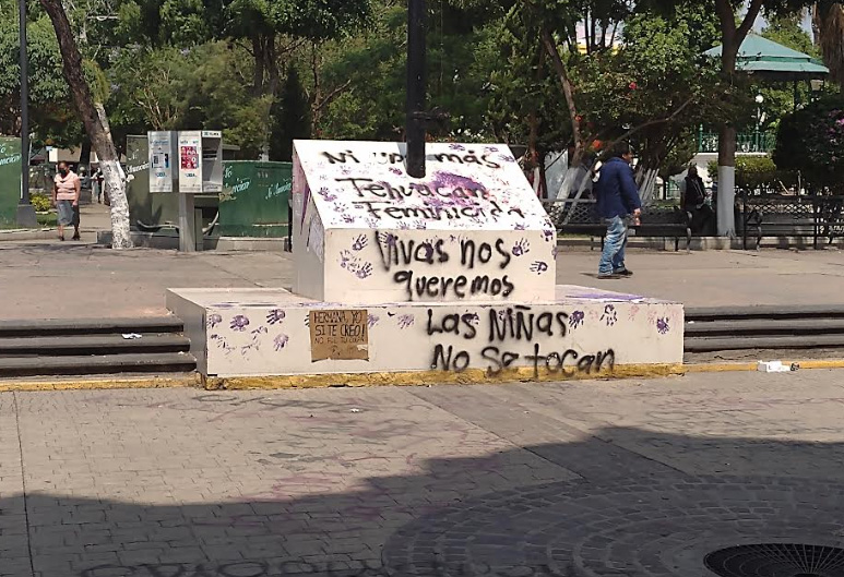 Se interpondrán denuncias contra feministas por daño a Palacio Municipal de Tehuacán