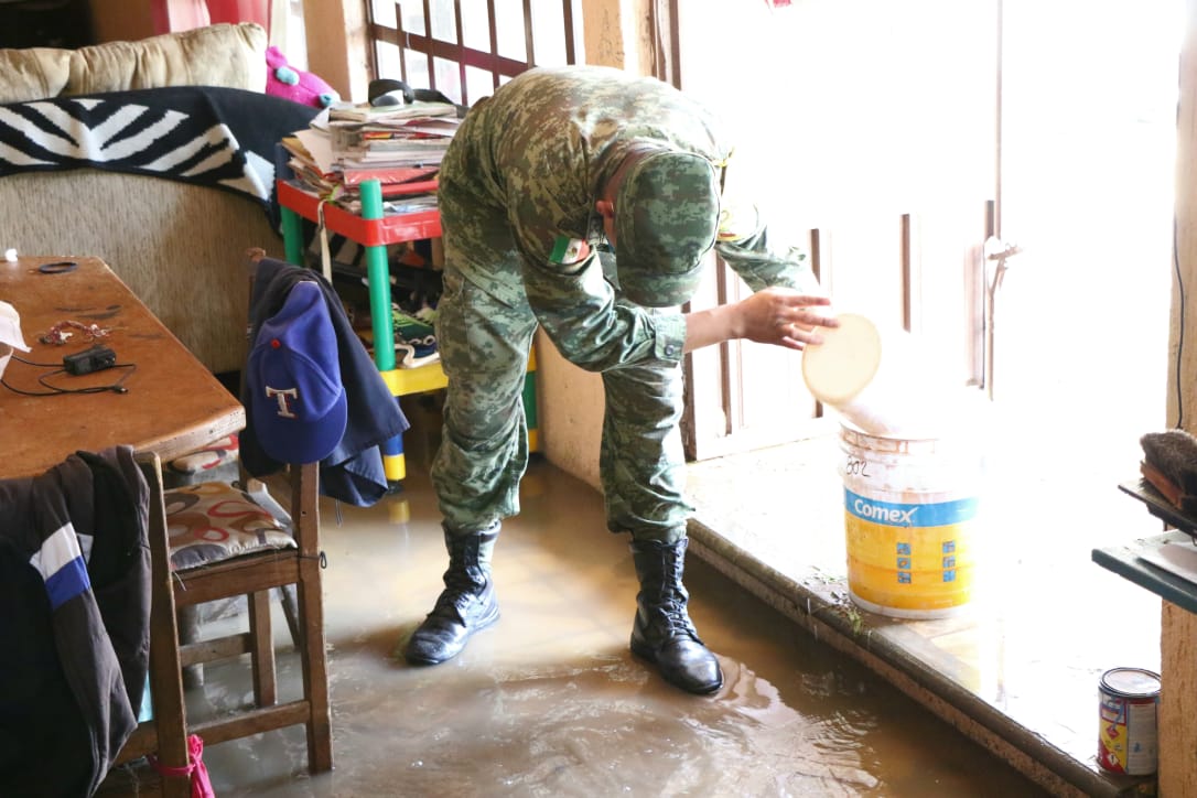 Tromba dejó daños en más de 250 casas en Tehuacán