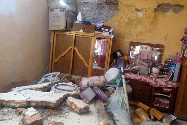 Ciudadanos de Izúcar en pánico tras sismos