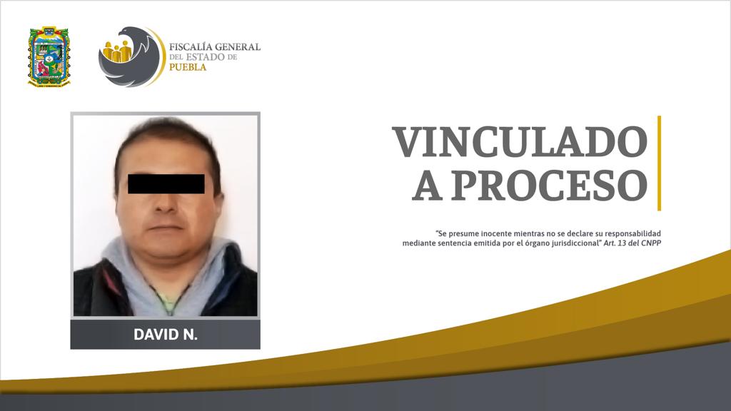 Vinculan a proceso a David por disparar contra policía de Cuautlancingo