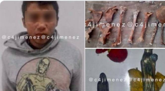 Lo cachan robando huesos de tumbas en panteón de Iztapalapa