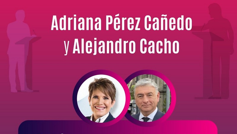 Adriana Pérez Cañedo y Alejandro Cacho moderarán Segundo Debate del INE