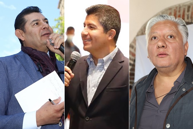 Un solo debate tendrán Armenta, Rivera y Morales en Puebla