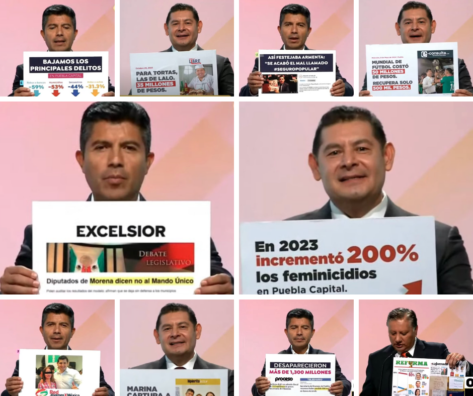 Así fue el debate por la gubernatura en Puebla