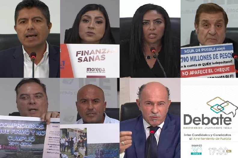Descalificaciones entre los Rivera dominan en el debate por Puebla
