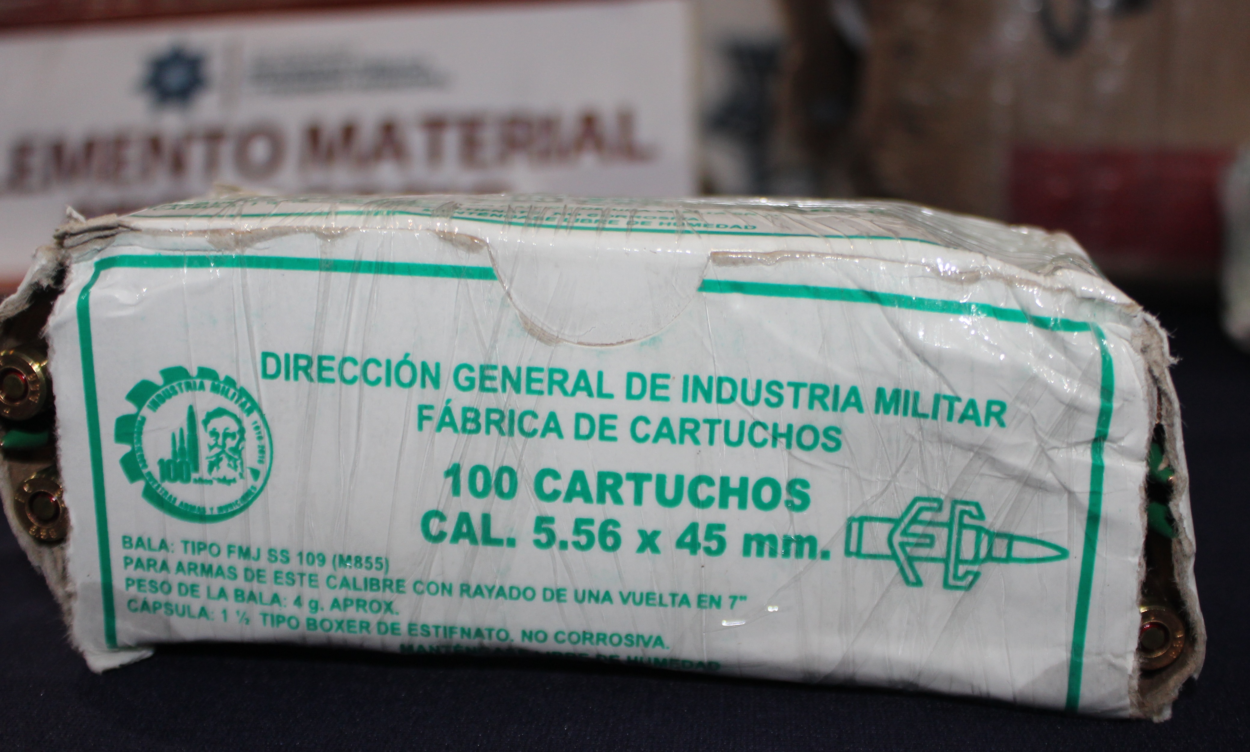 Decomisa Puebla 6 mil municiones para AR-15 de Culiacán, Sinaloa