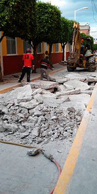 Deficiencias resaltan en obras de mejoramiento en San Martín