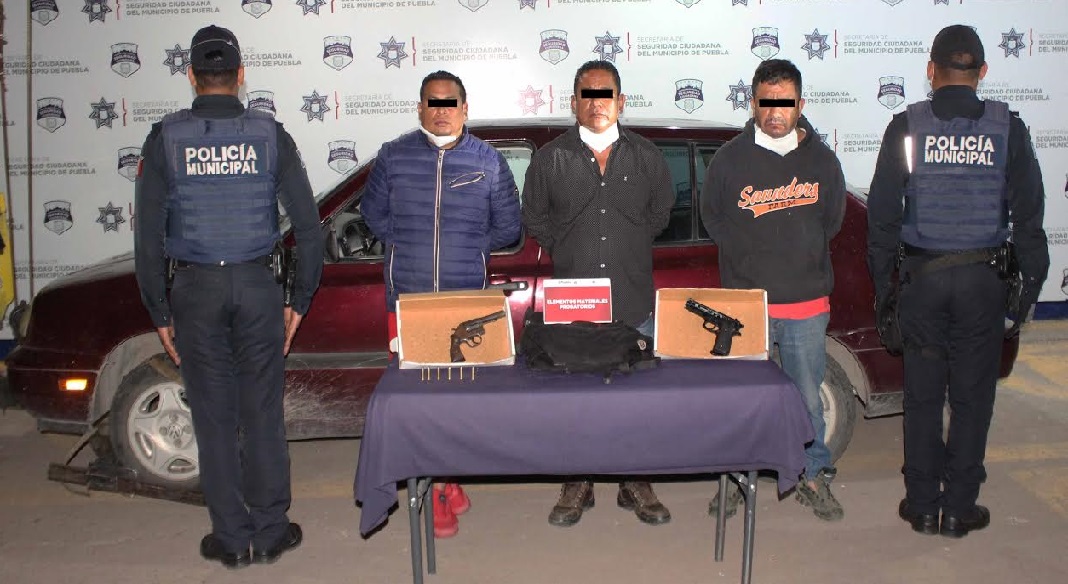 Caen en La Paz por portación de arma; cometieron 4 delitos más