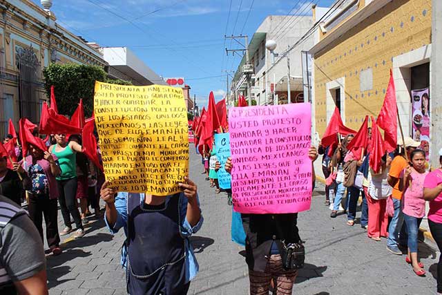 Antorcha Campesina en Tehuacán manifiestan se cumplan sus demandas