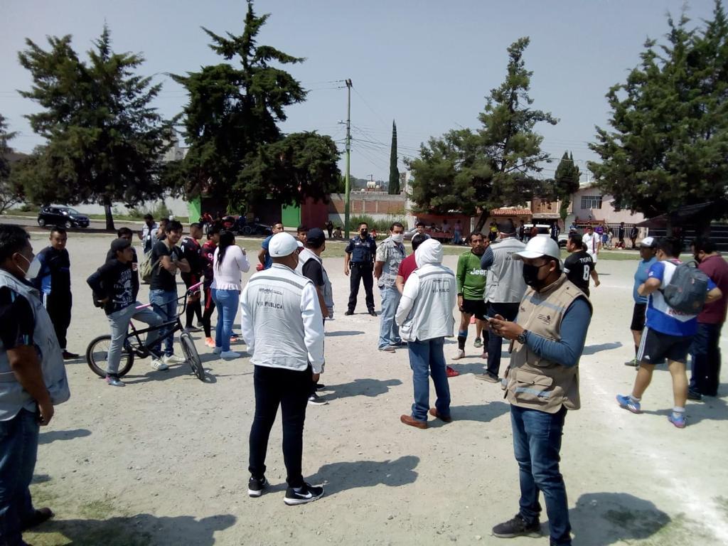 Rivera supervisa que no se usen espacios públicos en cuarentena