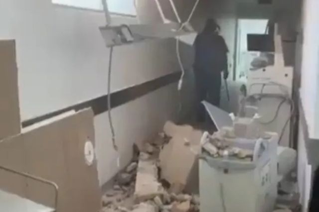 Se desploma techo del Hospital General 89 en Guadalajara