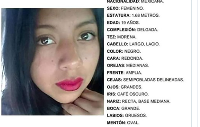 Desaparece Ana Bárbara de 19 años en San Jerónimo Caleras, Puebla