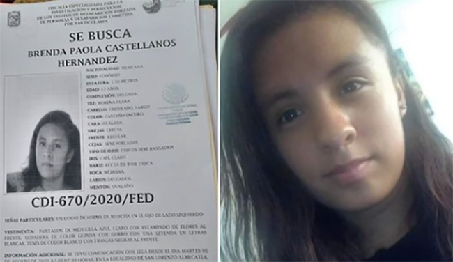 Buscan a Brenda Paola de 13 años; desapareció en Cuautlancingo