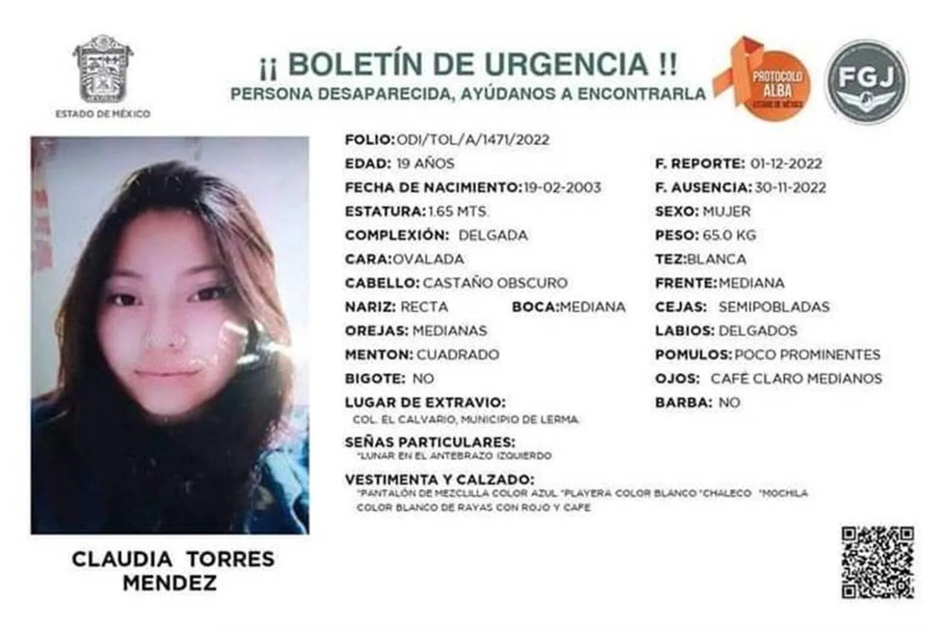 Hallan muerta a Claudia, tras no volver de su trabajo en Walmart