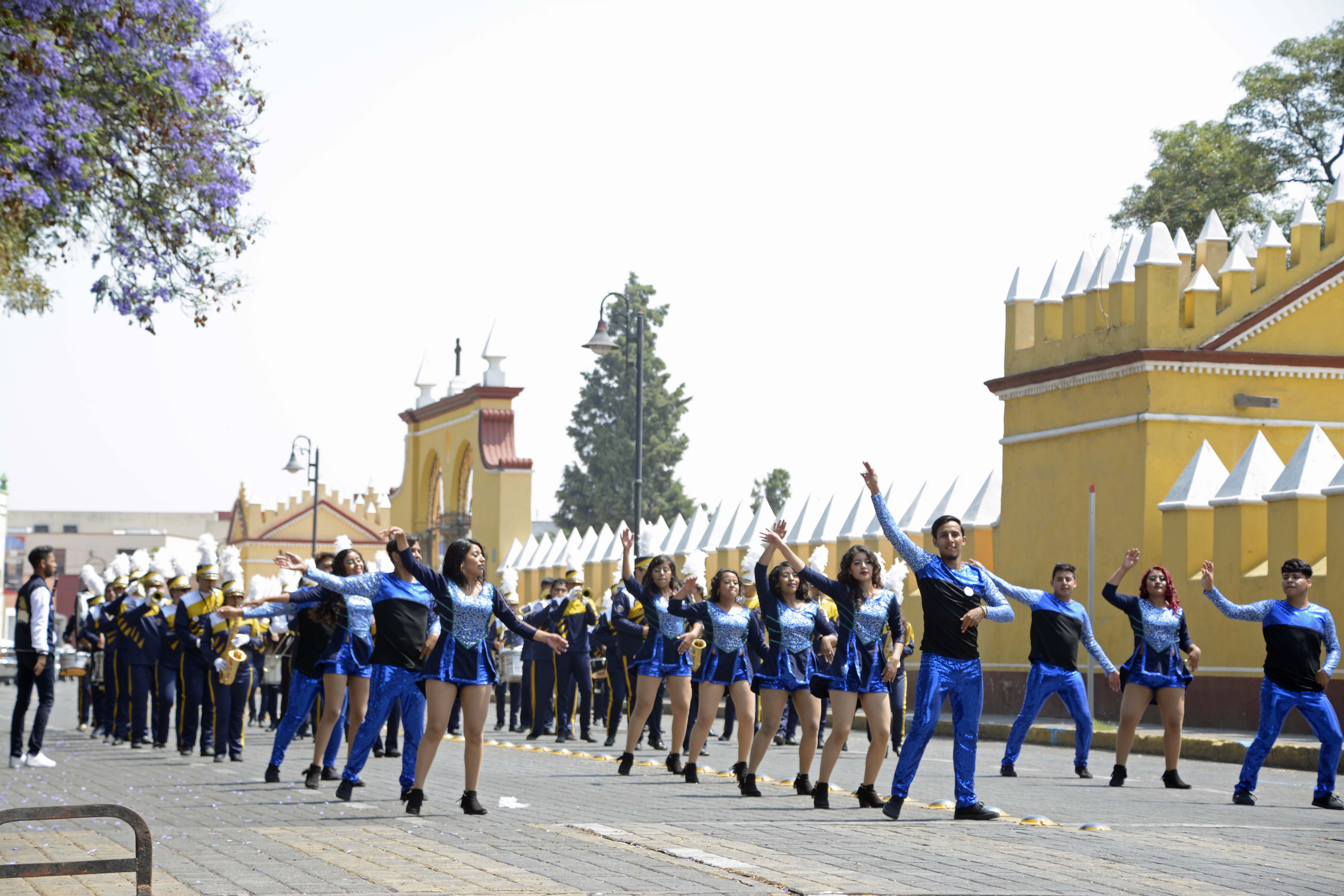 Conmemoran la Batalla de Puebla en San Pedro Cholula