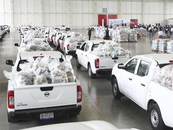 Entregará gobierno de Puebla 160 mil paquetes alimentarios más