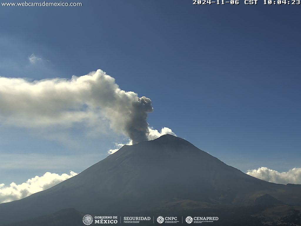 Popocatépetl incrementa actividad con 41 exhalaciones