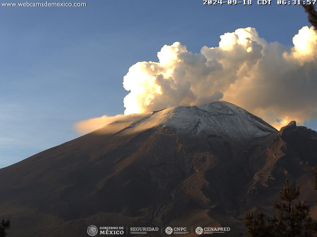 Popocatépetl sube su intensidad y registra 118 exhalaciones