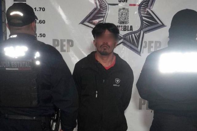 Detienen a hombre por posesión de droga en Hueyapan