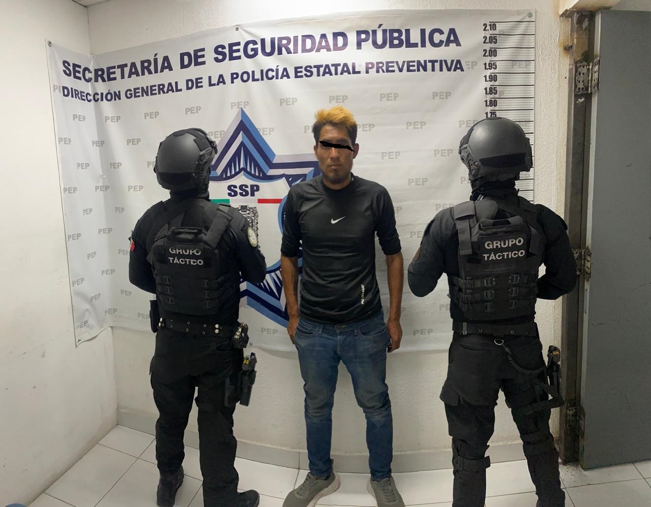 Lo detienen en lateral de la México-Puebla con unidad robada