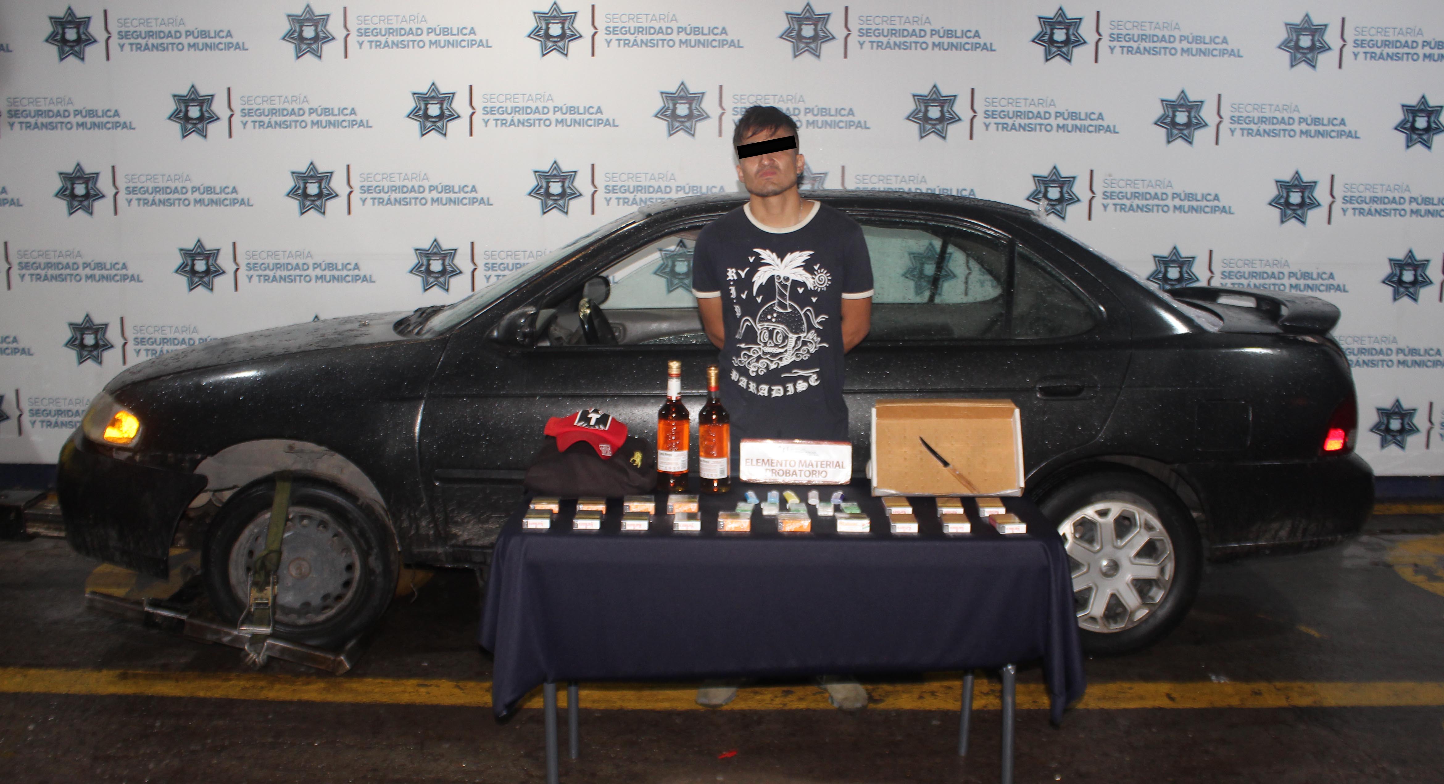 Iván fue detenido tras robar Oxxo de San Sebastián Aparicio