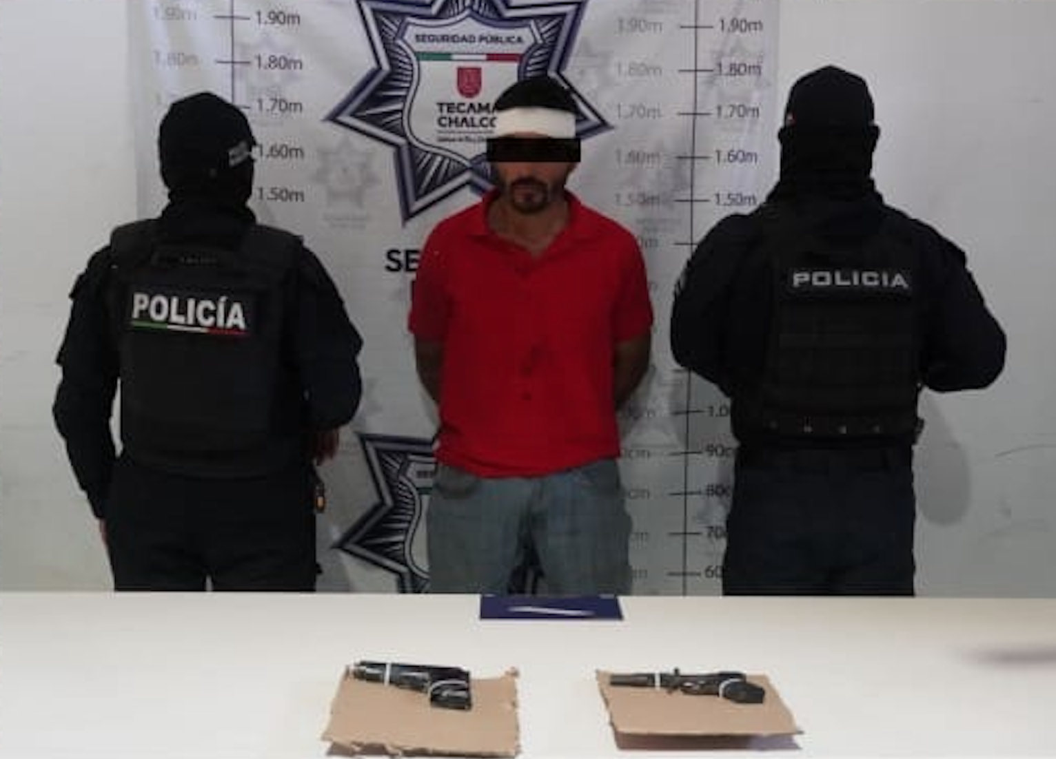 Policías de Tecamachalco detienen a hombre acusado de allanamiento 