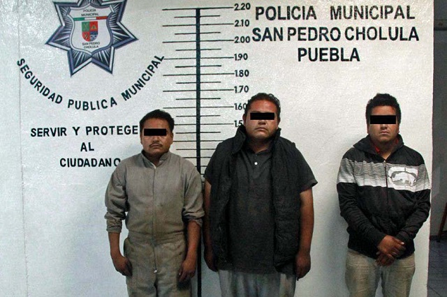 Detienen en Cholula a huachicoleros; ofrecieron 13 mil pesos de soborno