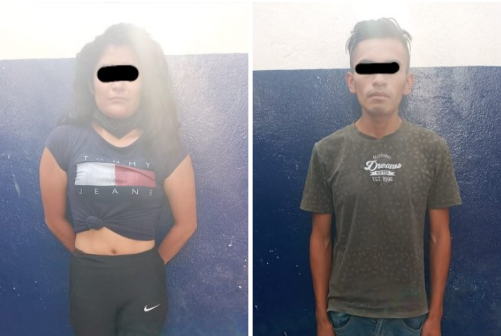 Cae pareja tras robar una vivienda en Tehuacán