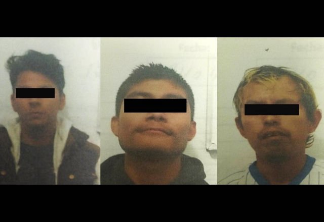 Aseguran a 4 sujetos con drogas, en Xicotepec