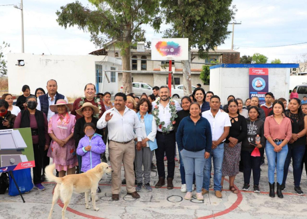 Ayuntamiento de Puebla lleva obra pública a Santa María Guadalupe Tecola