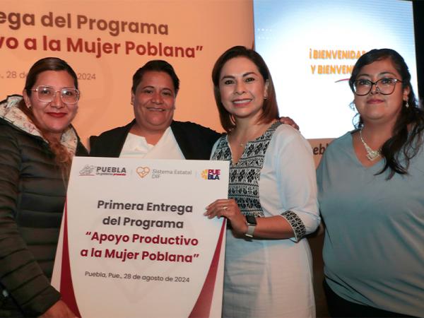 Realiza SEDIF primera entrega del Programa Apoyo Productivo a la Mujer Poblana