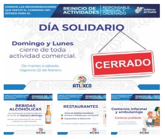 Así opera el comercio en Atlixco en la nueva normalidad