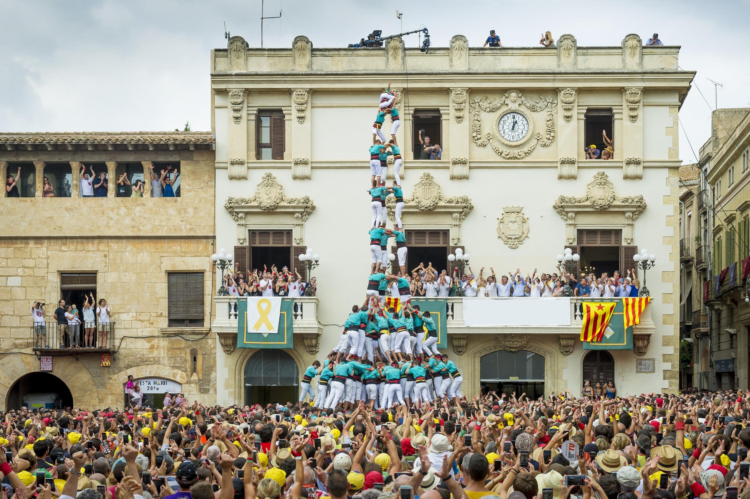 Llegarán Castellers de Villafranca a San Pedro Cholula