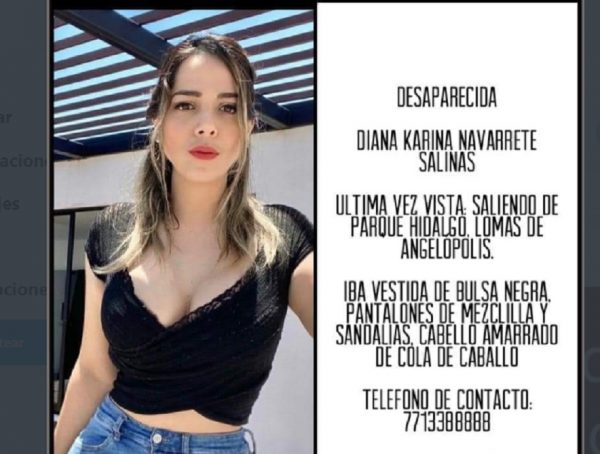 Localizan a la joven Diana Karina Navarrete, desaparecida en Lomas de Angelópolis