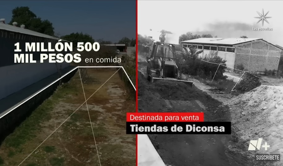 VIDEO Queman y entierran comida caduca en bodega Diconsa de Tecali